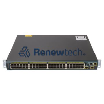 CISCO WS-C2960S-48LPD-L - Catalyst 2960S 48 GigE PoE 370W, 2 x 10G SFP+ LAN Base