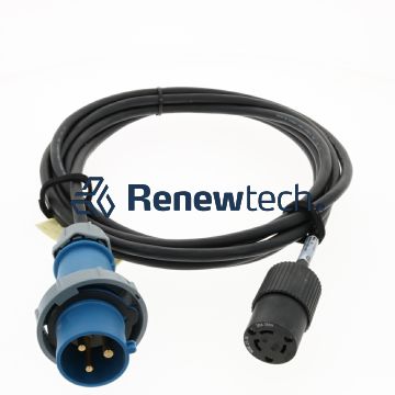 EMC 21FT Feet Single Phase IEC Pin & Sleeve Cable