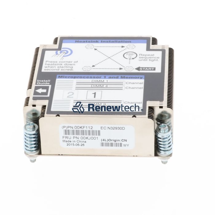 Heatsink, 9532 (x240M5) Rear/1st CPU - Above 135W 